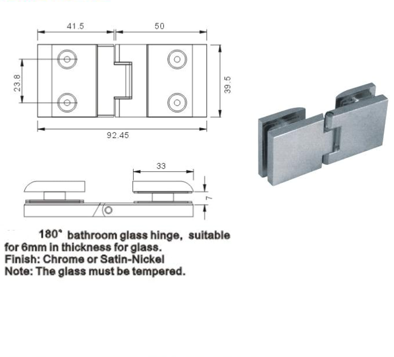 wine cabilet glass hinge