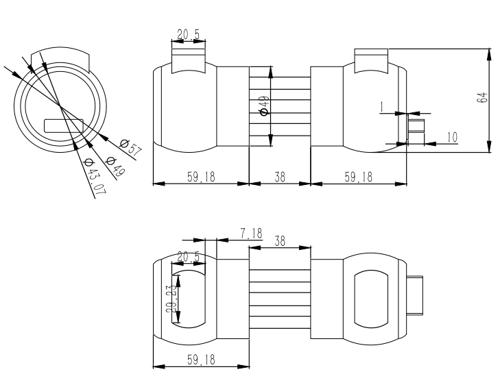 spherical lock