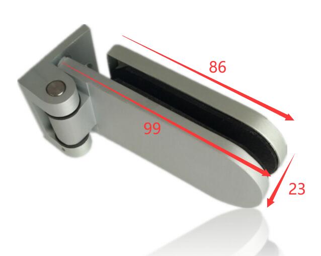 ALUMINUM GLASS DOOR HINGE