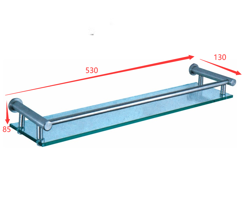 BATHROOM GLASS SHELF