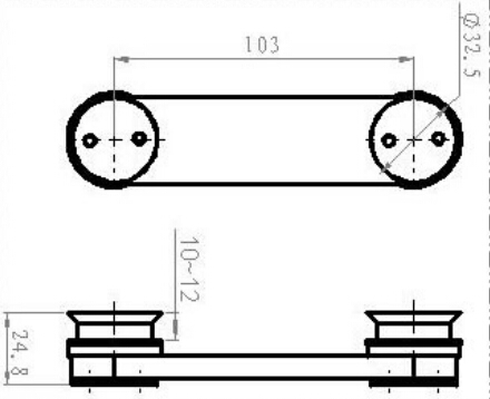 GLASS TO GLASS CONNECTOR