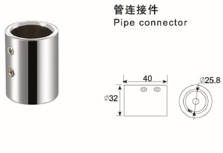 SHOWER WALL TO TUBE CONNECTOR