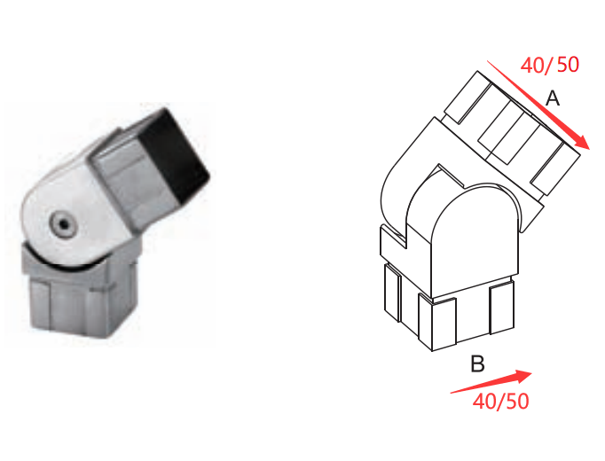 square tube connector