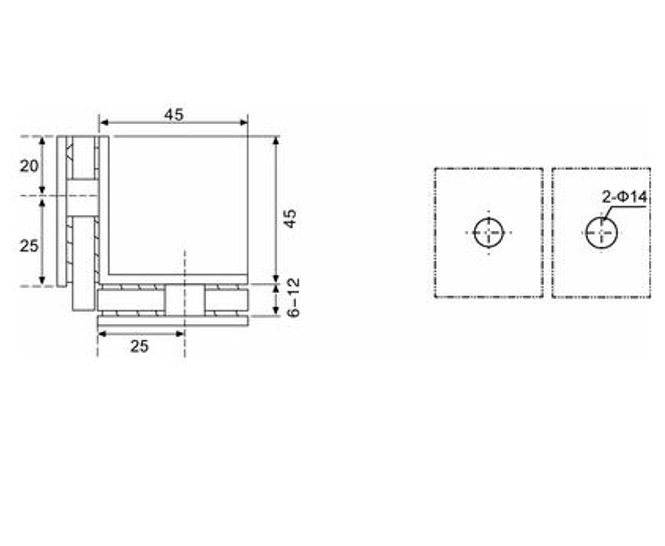 GLASS CLAMP