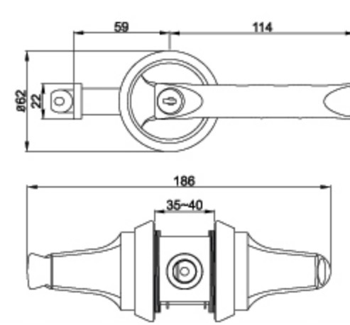 Door handle lock