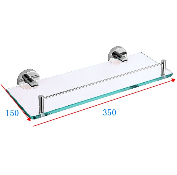 BATHROOM GLASS SHELF